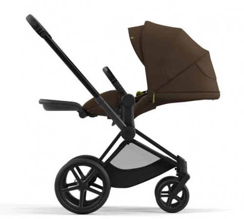 Cybex e-Priam Khaki Brown Matt black frame Bērnu rati 4in1