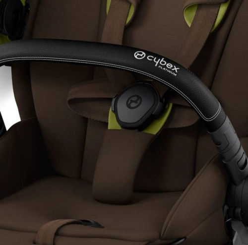 Cybex e-Priam Khaki Brown Matt black frame Bērnu rati 4in1