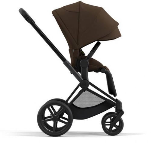 Cybex e-Priam Khaki Brown Matt black frame Bērnu rati 4in1