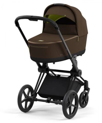 Cybex e-Priam Khaki Brown Matt black frame Bērnu rati 4in1