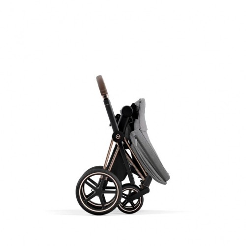 Cybex e-Priam Manhattan Grey Plus Rosegold frame Bērnu rati 4in1