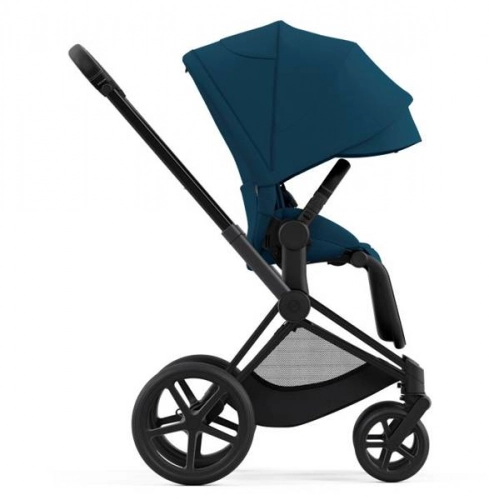 Cybex e-Priam Mountain Blue Matt black frame Bērnu rati 4in1