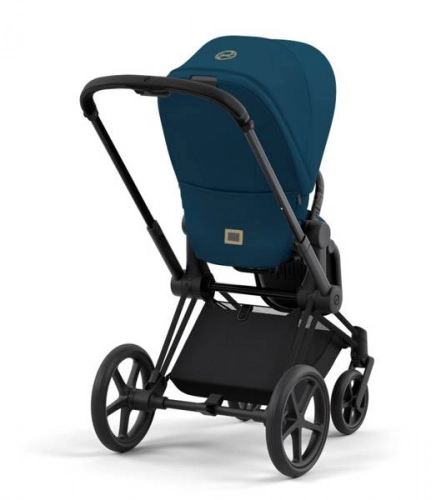 Cybex e-Priam Mountain Blue Matt black frame Bērnu rati 4in1