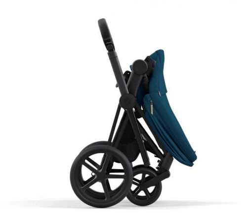 Cybex e-Priam Mountain Blue Matt black frame Bērnu rati 4in1