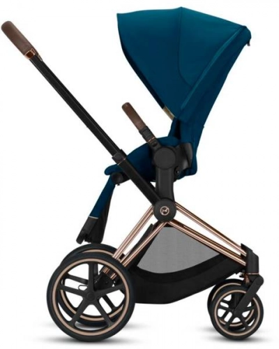 Cybex e-Priam Mountain Blue Rosegold frame Bērnu rati 4in1
