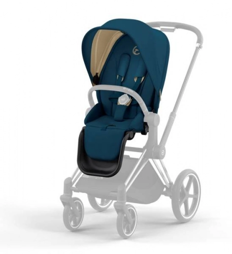 Cybex e-Priam Mountain Blue Rosegold frame Bērnu rati 4in1