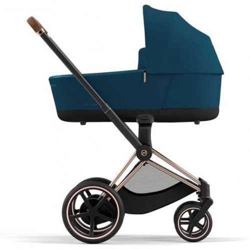 Cybex e-Priam Mountain Blue Rosegold frame Bērnu rati 4in1