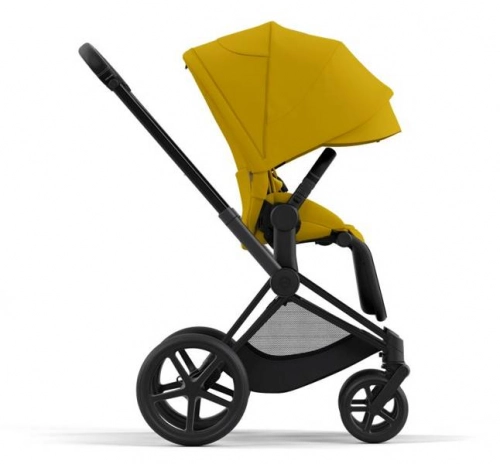 Cybex e-Priam Mustard Yellow Matt black frame Bērnu rati 4in1