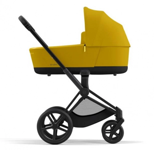 Cybex e-Priam Mustard Yellow Matt black frame Bērnu rati 4in1