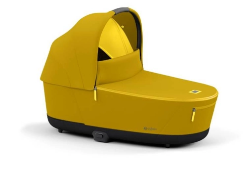 Cybex e-Priam Mustard Yellow Rosegold frame Bērnu rati 4in1