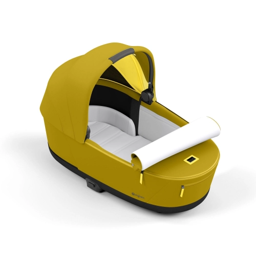 Cybex e-Priam Mustard Yellow Rosegold frame Bērnu rati 4in1