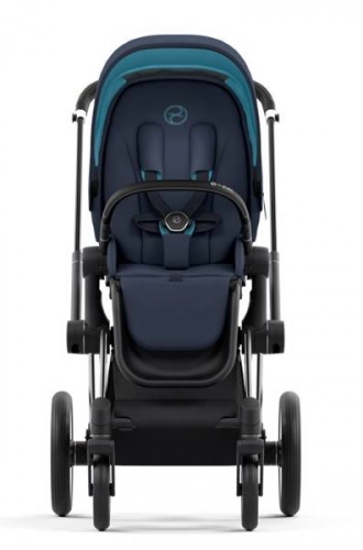 Cybex e-Priam Nautical Blue Chrome black frame Bērnu rati 4in1
