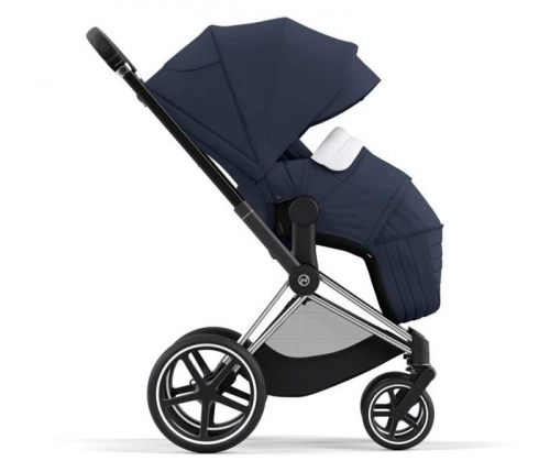 Cybex e-Priam Nautical Blue Chrome black frame Bērnu rati 4in1