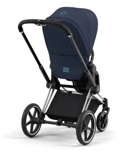 Cybex e-Priam Nautical Blue Chrome black frame Bērnu rati 4in1