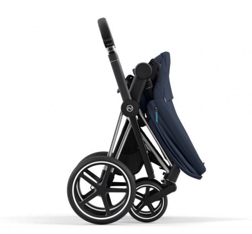 Cybex e-Priam Nautical Blue Chrome black frame Bērnu rati 4in1
