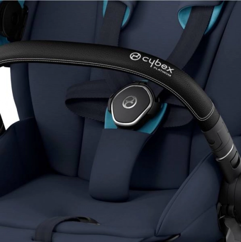Cybex e-Priam Nautical Blue Chrome black frame Bērnu rati 4in1