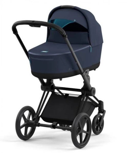 Cybex e-Priam Nautical Blue Matt black frame Bērnu rati 4in1