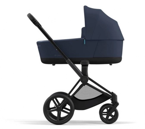 Cybex e-Priam Nautical Blue Matt black frame Bērnu rati 4in1