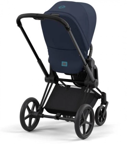 Cybex e-Priam Nautical Blue Matt black frame Bērnu rati 4in1
