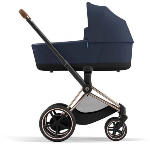 Cybex e-Priam Nautical Blue Rosegold frame Bērnu rati 4in1