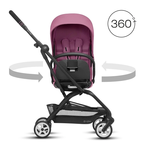Cybex Eezy S Twist +2 Magnolia Pink Pastaigu rati