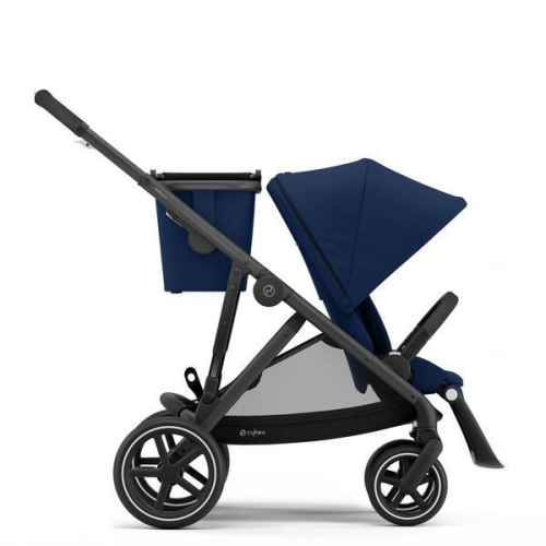Cybex Gazelle S Navy Blue + Aton M I-Size Dvīņu rati