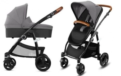 Cybex Leotie Lux Comfy Grey + Aton 5 Bērnu rati 3in1