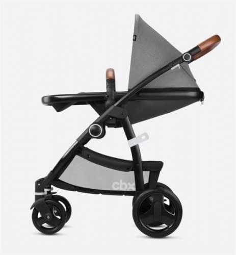 Cybex Leotie Lux Comfy Grey + Aton 5 Bērnu rati 3in1