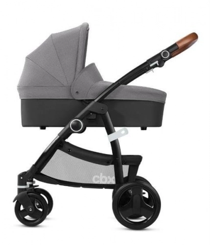 Cybex Leotie Lux Comfy Grey + Aton 5 Bērnu rati 3in1