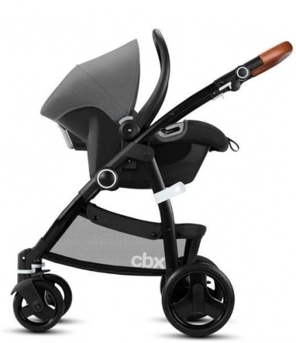 Cybex Leotie Lux Comfy Grey + Aton 5 Bērnu rati 3in1