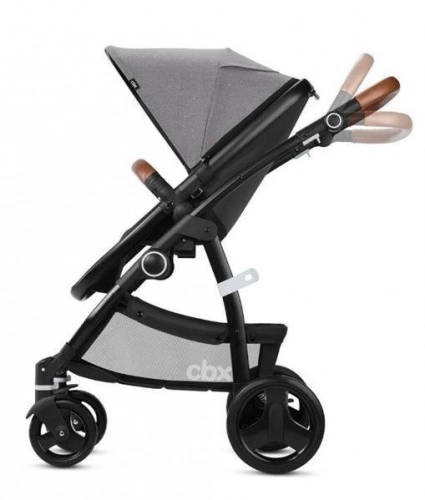 Cybex Leotie Lux Smoky Anthracite Bērnu rati 2in1