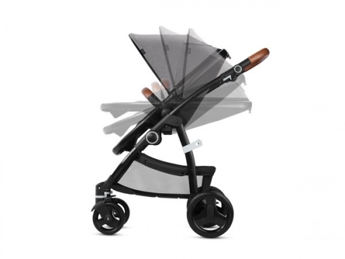 Cybex Leotie Lux Smoky Anthracite Bērnu rati 2in1