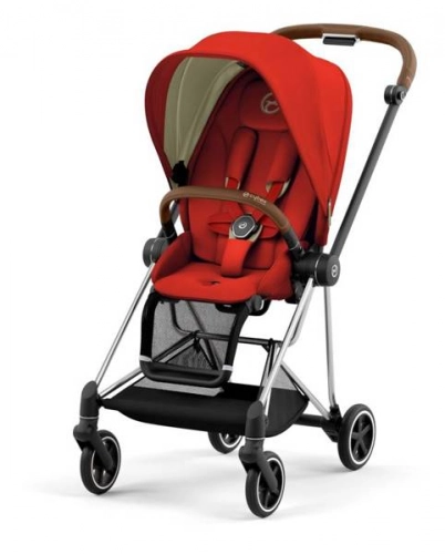Cybex Mios 3.0 Autumn Gold + Cloud Z I-Size + Chrome Brown frame Детская коляска 4in1