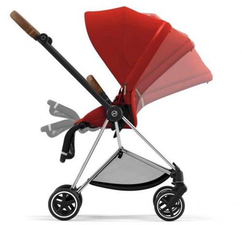 Cybex Mios 3.0 Autumn Gold + Cloud Z I-Size + Chrome Brown frame Детская коляска 4in1