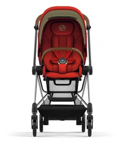 Cybex Mios 3.0 + Cloud Z2 i-Size Autumn Gold + Chrome brown frame Детская коляска 3in1