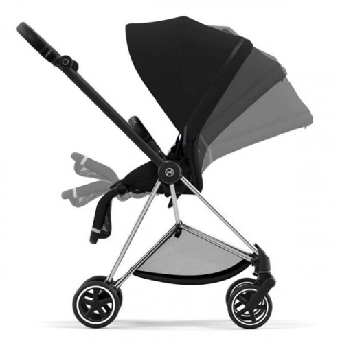 Cybex Mios 3.0 + Cloud Z2 i-Size Deep Black + Chrome black frame Детская коляска 3in1