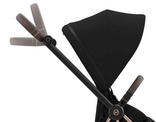 Cybex Mios 3.0 + Cloud Z2 i-Size Deep Black + Rose gold frame Детская коляска 3in1