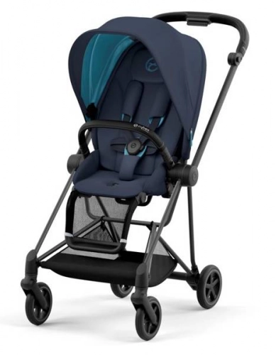 Cybex Mios 3.0 + Cloud Z2 i-Size Nautical Blue + Matt black frame Детская коляска 3in1
