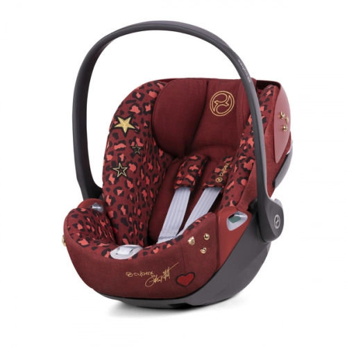Cybex Mios 3.0 + Cloud Z2 i-Size Rosenrot Red + Rose gold frame Детская коляска 3in1