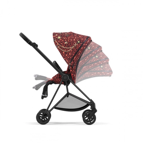 Cybex Mios 3.0 + Cloud Z2 i-Size Rosenrot Red + Rose gold frame Детская коляска 3in1