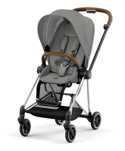Cybex Mios 3.0 + Cloud Z2 i-Size Soho Grey + Chrome brown frame Детская коляска 3in1