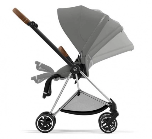 Cybex Mios 3.0 + Cloud Z2 i-Size Soho Grey + Chrome brown frame Детская коляска 3in1