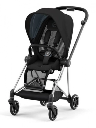 Cybex Mios 3.0 Deep Black + Cloud Z I-Size + Chrome Black frame Детская коляска 4in1