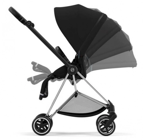 Cybex Mios 3.0 Deep Black + Cloud Z I-Size + Chrome Black frame Детская коляска 4in1