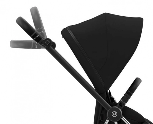 Cybex Mios 3.0 Deep Black + Cloud Z I-Size + Chrome Black frame Детская коляска 4in1
