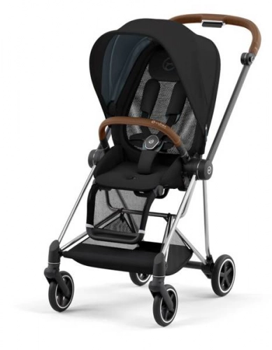 Cybex Mios 3.0 Deep Black + Cloud Z I-Size + Chrome Brown frame Детская коляска 4in1