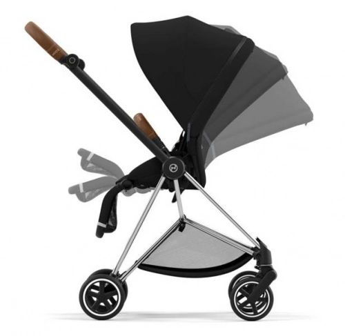 Cybex Mios 3.0 Deep Black + Cloud Z I-Size + Chrome Brown frame Детская коляска 4in1