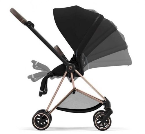 Cybex Mios 3.0 Deep Black + Cloud Z I-Size + Rose gold frame Детская коляска 4in1