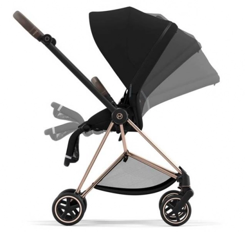 Cybex Mios 3.0 Deep Black + Cloud Z I-Size + Rose gold frame Детская коляска 4in1