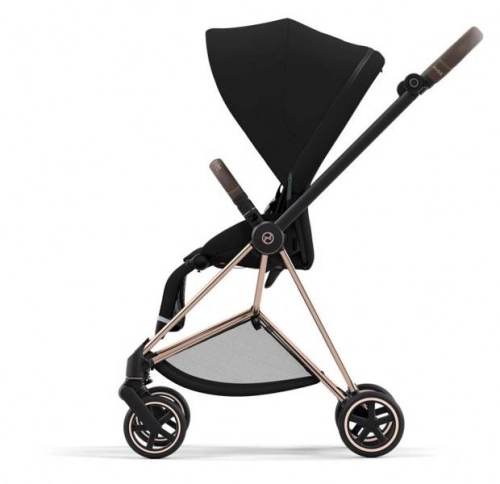 Cybex Mios 3.0 Deep Black Plus + Cloud Z i-Size + Rose gold frame Детская коляска 3in1